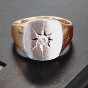 ダイヤリングを高価買い取りさせて頂きました。