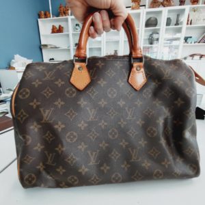 ヴィトンモノグラム スピーディー35を高価買い取りさせて頂きました。